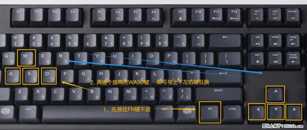 键盘，怎样把wasd键与上下左右方向键互换？ - 生活百科 - 德宏生活社区 - 德宏28生活网 dh.28life.net